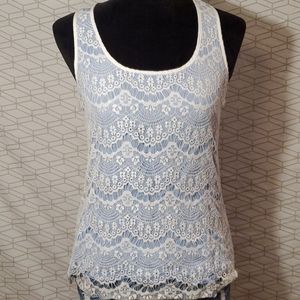 Lace tank top